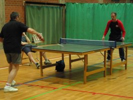 Luc Hendrix (zilveren medaille) en Dirk Van De Geuchte, Kampioen van Merksem 2005